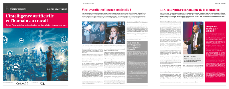 L’intelligence artificielle et l’humain au travail
